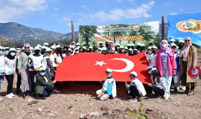 250 şehit anısına 250 fidan dikildi