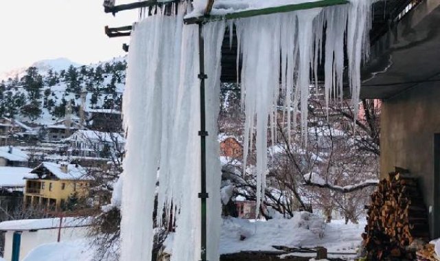 Gündoğmuş'ta Sibirya soğuğu