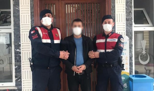 Jandarma aranan hükümlüyü yakaladı