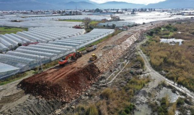 Kaş'ta bisiklet yolu proje çalışması sürüyor