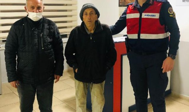 Kaybolan adamı jandarma buldu