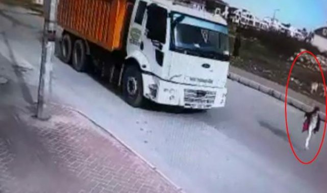 Köpekten kaçarken kamyonun ezdiği Mahra, yaşam savaşını sürdürüyor