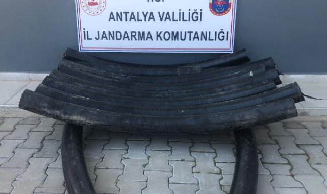 Oymapınar Barajı'ndan kablo çalan 2 şüpheli yakalandı