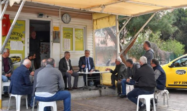 Başkan Esen, Uncalı'da taksici esnafıyla buluştu