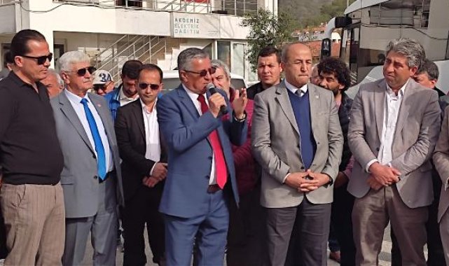 Kemer'deki elektrik kesintine tepki