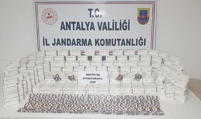 1,5 milyonluk uyuşturucu hap operasyonu