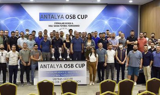 Antalya OSB'de futbol heyecanı