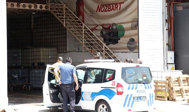 Asit kazanı patladı, 1 işçi yaralandı
