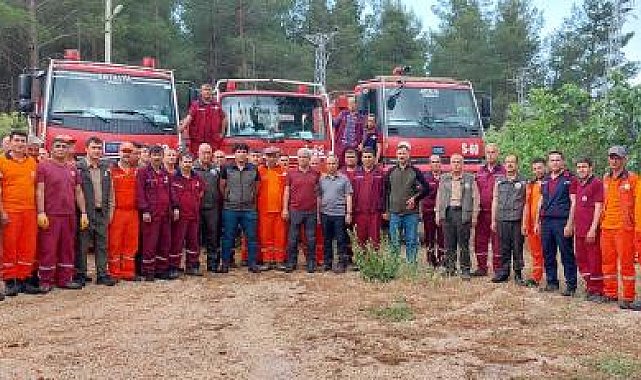 Finike ve Demre orman personeline yangın eğitimi