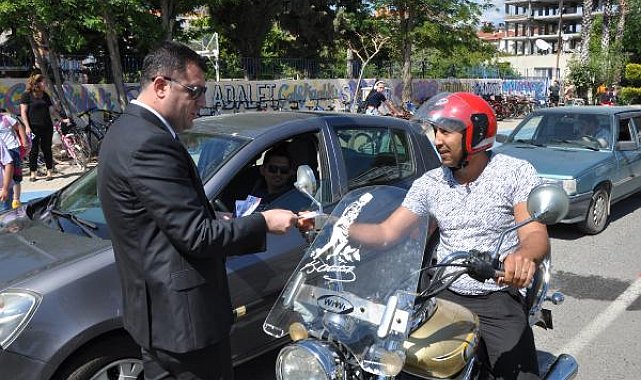Gazipaşa'da güvenli trafik uygulaması