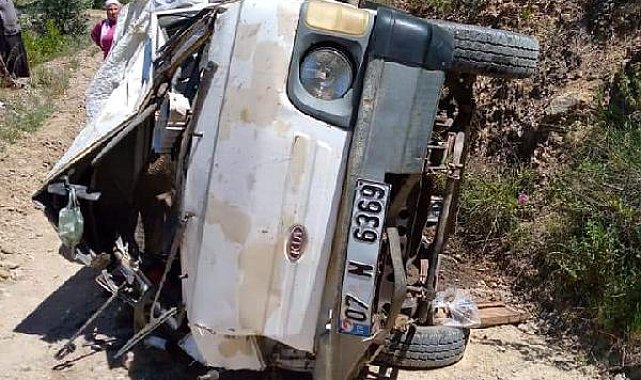 Gazipaşa'da trafik kazası: 1 ölü