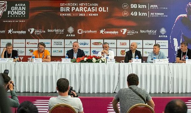 Gran Fondo Antalya 2022'nin basın toplantısı yapıldı