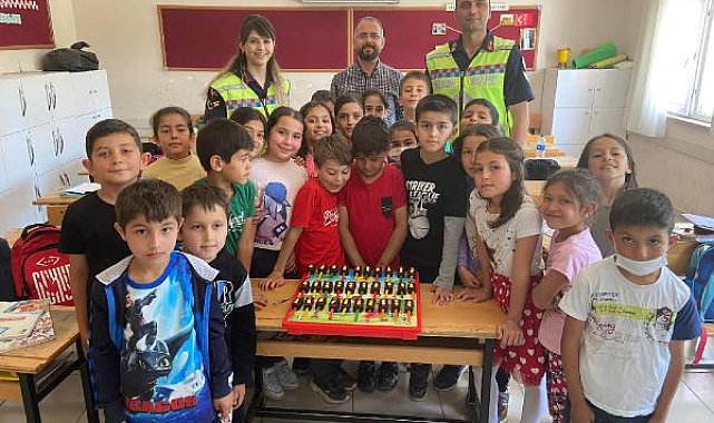 Jandarmadan öğrencilere trafik eğitimi