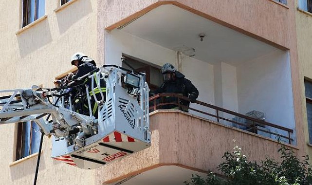 Ocakta unutulan süt, paniğe neden oldu