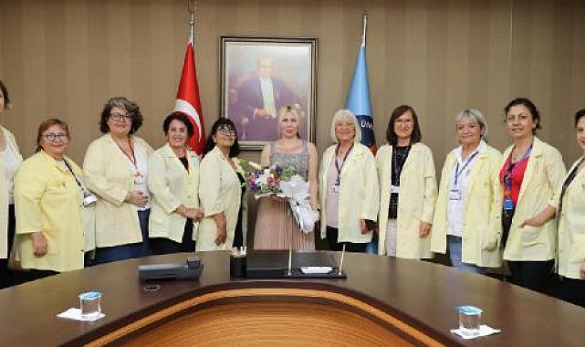 'Sarı Melekler' Rektör Özkan'ı ziyaret etti
