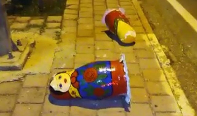 Antalya'da Dostluk Parkı'ndaki matruşkalara saldırı