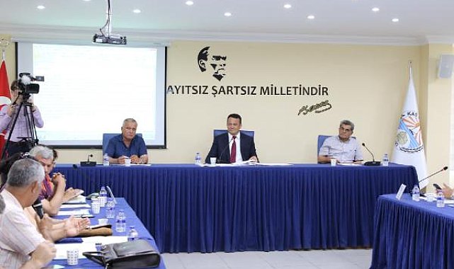 Kaş Belediyesi haziran ayı meclis toplantısı yapıldı