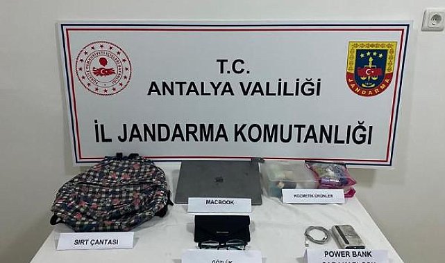 Kaş'ta hırsızlık şüphelisi yakalandı