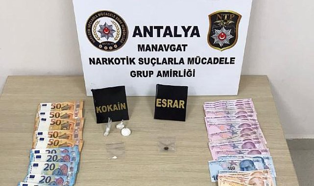 Manavgat'ta uyuşturucu operasyonu