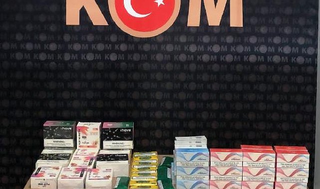 Polisten kaçak sigara tütünü operasyonu
