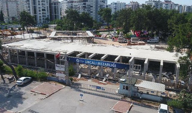 Uncalı Kent Mezarlığı inşaatının yüzde 80'i tamamlandı