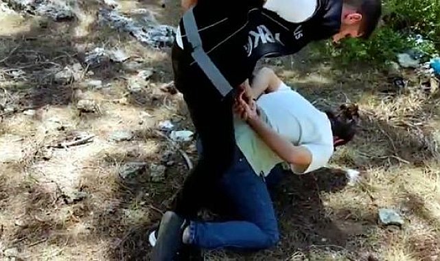Ormandaki mağaralara uyuşturucu gizleyen 3 şüpheli operasyonla yakalandı