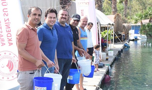 Akdeniz'e 30 bin yavru balık bırakıldı