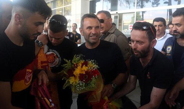 Galatasaray'a Antalya'da coşkulu karşılama