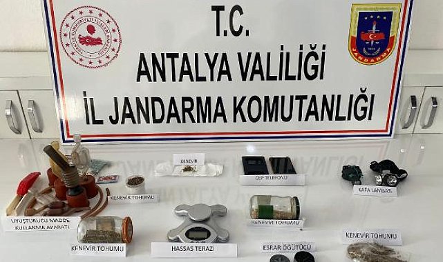 Jandarmadan eve uyuşturucu baskını