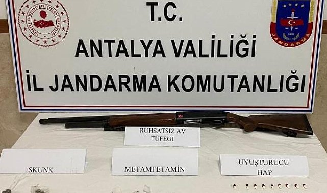 Manavgat'ta uyuşturucu operasyonu