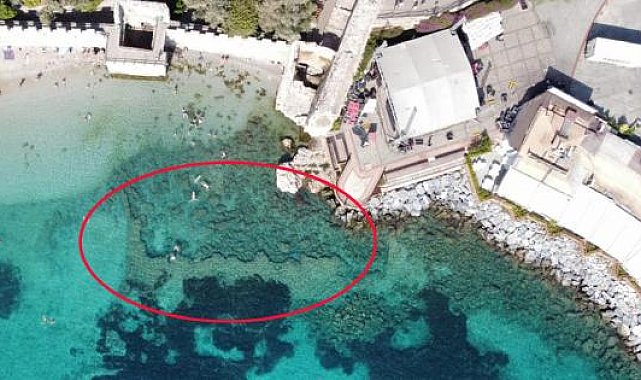 Alanya Kalesi'nde büyük keşif sert dalgalarla ortaya çıktı