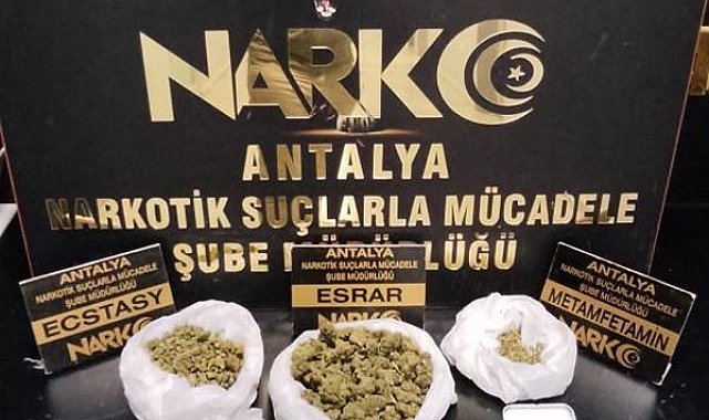 Antalya Emniyeti'nden başarılı uyuşturucu operasyonları