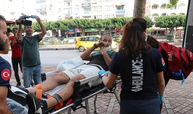 Kavgada vuruldu, yaralı halde eve gitti; o anlar kamerada