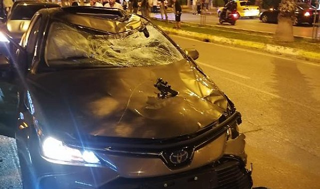 Otomobilin çarptığı skuterdeki 2 liseli öldü