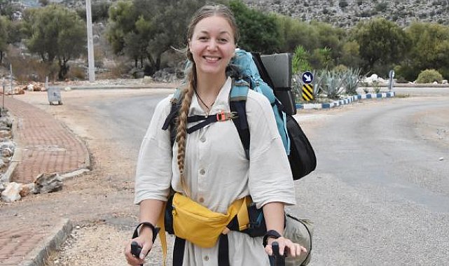 Rus turist, Likya Yolu'nu tek başına yürüyecek