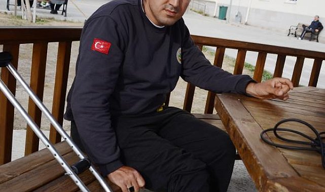 2 yıl önce yangınla mücadeleye katıldığı Antalya'ya, bu kez depremzede olarak geldi