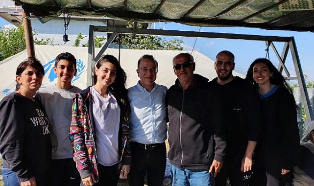 Alanya Üniversitesi Rektörü'nden deprem bölgesine ziyaret