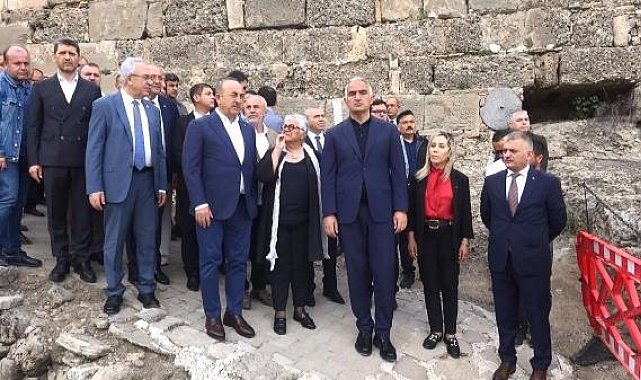 Bakan Ersoy: Side, turizmde yeni marka olacak
