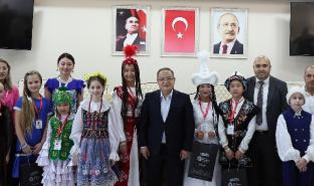 Dünya çocuklarından Büyükşehir'e ziyaret