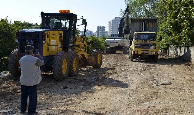 Kırcami'de yol açma çalışmaları başladı