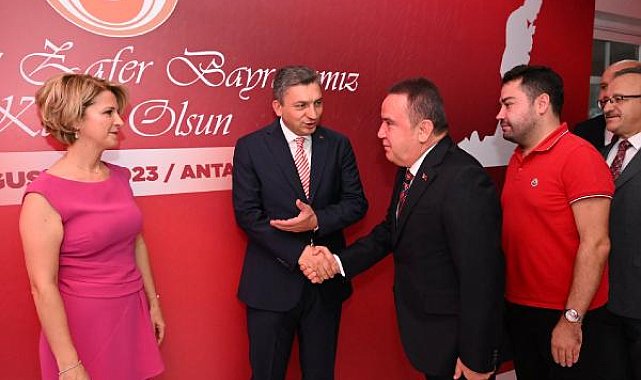 Antalya'da 30 Ağustos Zafer Bayramı resepsiyonu