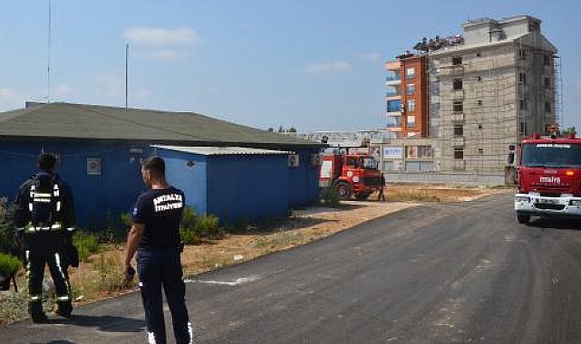 İlaçlama sırasında oluşan duman, yangın zannedildi