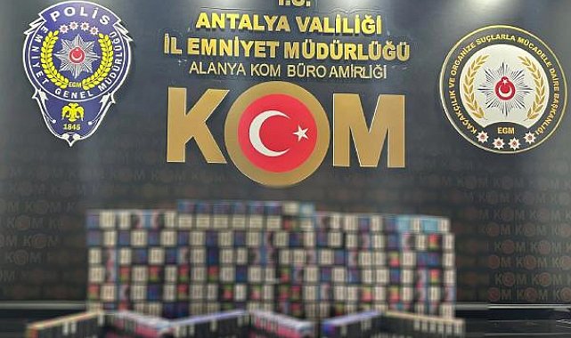 KOM'dan tütün ve sahte alkol operasyonu