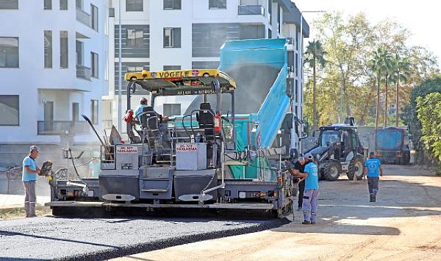 Oba Mahallesi'nde asfalt çalışması tamamlandı