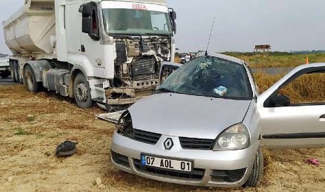 Serik'te kaza: 2 yaralı