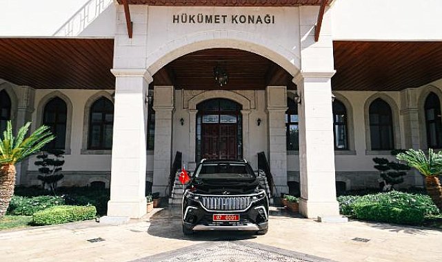 TOGG, Antalya Valiliği'nde makam aracı oldu
