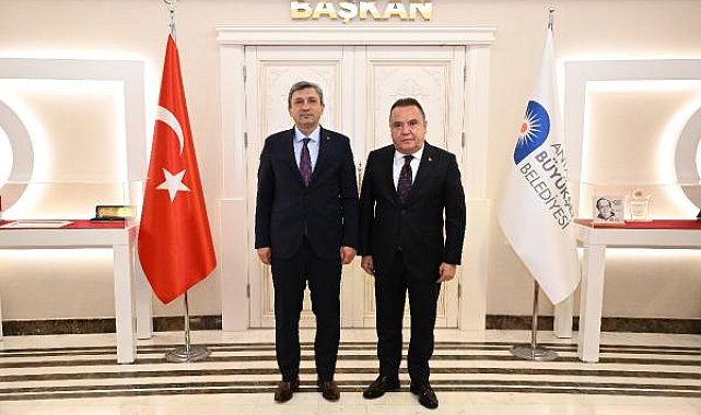 Vali Şahin'den Başkan Böcek'e iadei ziyaret