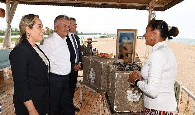 Vali Yazıcı'nın adını taşıyan yuvadaki yavru carettalar 52 gün sonra çıktı