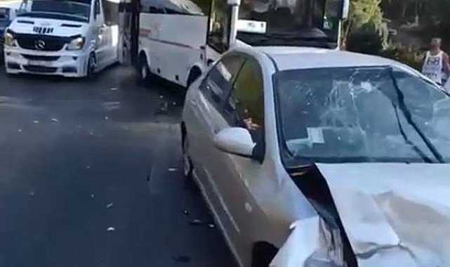 Antalya'da 12 aracın karıştığı zincirleme kaza