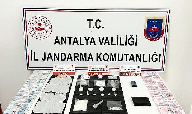 Manavgat'ta uyuşturucu operasyonu